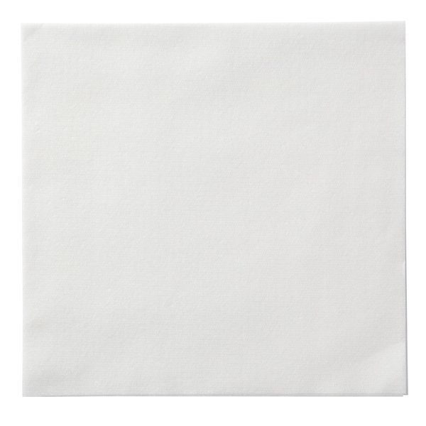Linen-Like 8.5" x 8.5" Linen-Like White Dinner Napkins 300 PK 120053